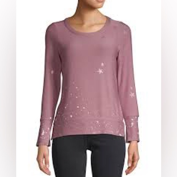 Chaser Star Splatter Pullover Sweatshirt Size L - Picture 1 of 5